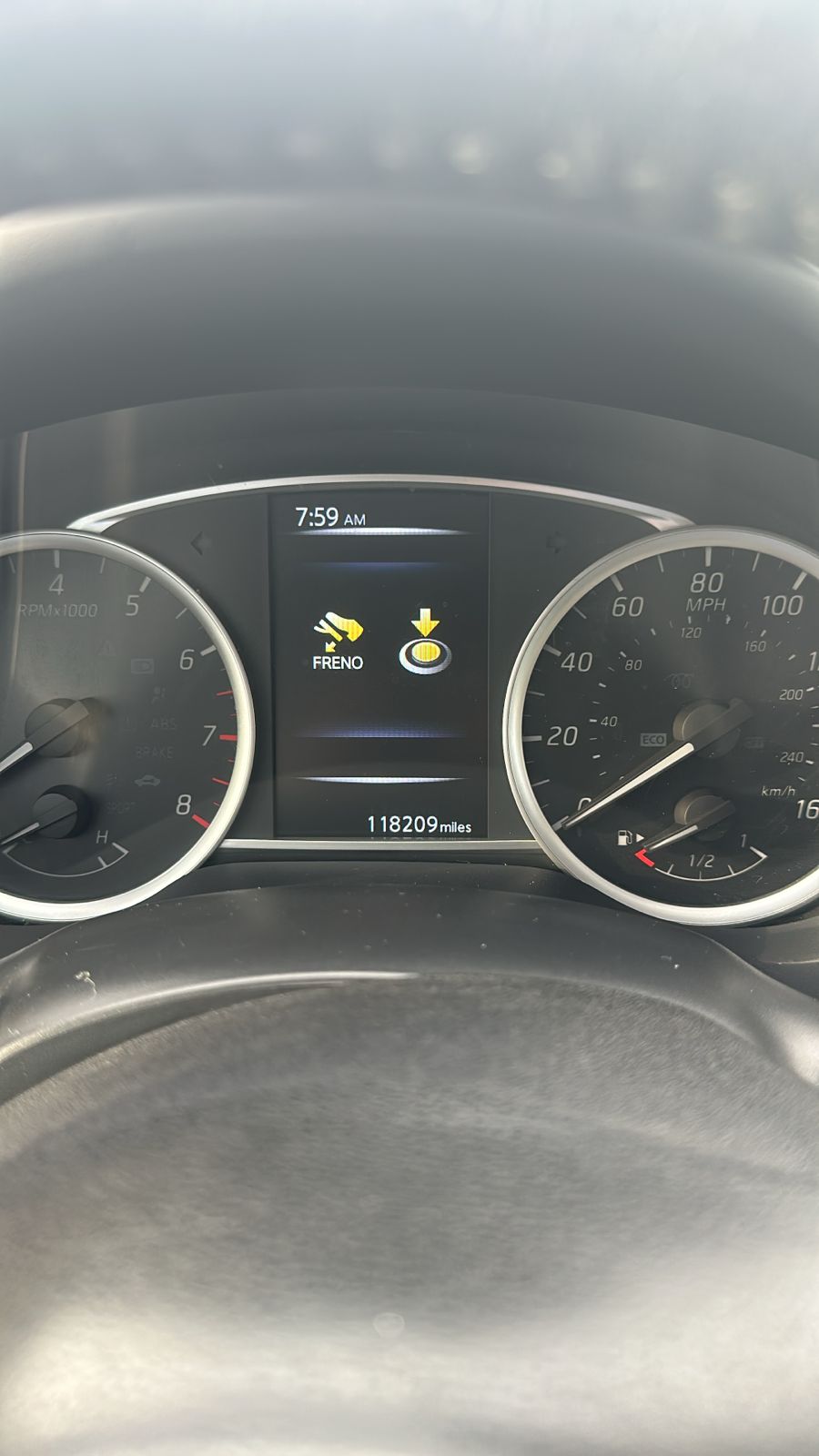 Nissan Sentra odometer